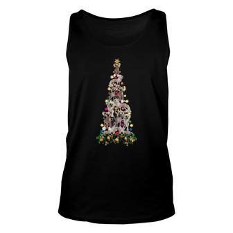 Chinese Crested Dog Christmas T Unisex Tank Top | Mazezy