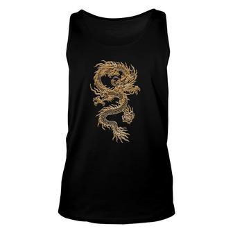 Chinese Culture Dragon Asian Gift Unisex Tank Top | Mazezy AU
