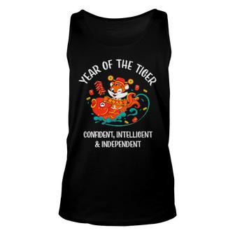Chinese New Year Of The Tiger 2022 Unisex Tank Top | Mazezy