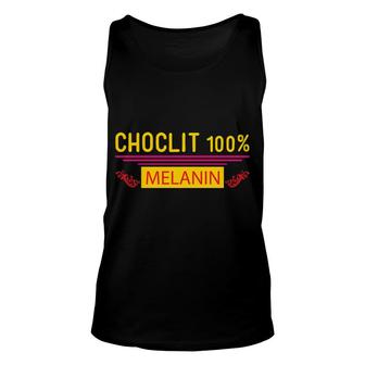 Choclit 100 Melanin Black Women Frame Unisex Tank Top - Thegiftio UK