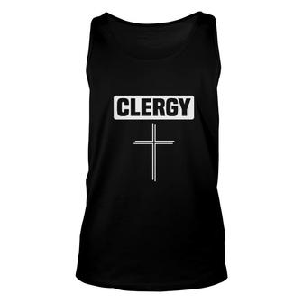 Christian Catholic Clergy Pastor Priest Or Minister Church Unisex Tank Top | Mazezy CA