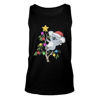 Christmas Tree Sweatshırt Christmas Tree Lights Panda Santa Tank Top | Mazezy