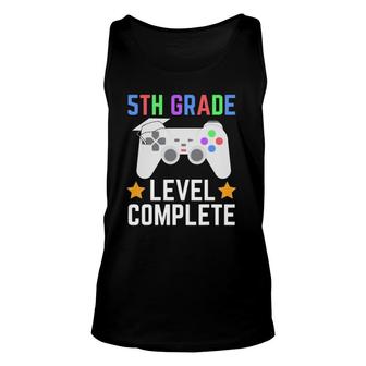 Class Of 2021 5Th Grade Level Complete Gamer Graduation Tank Top | Mazezy UK