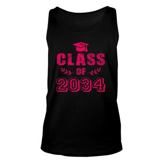 Class Of 2034 Grow With Me First Day Of Kindergarten Unisex Tank Top | Mazezy