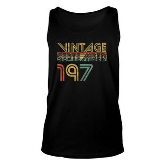 Classic 43Rd Birthday 43 Years Vintage September 1979 Ver2 Tank Top | Mazezy