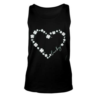 Clover Blessed And Lucky Graphic Im One Lucky Mama Unisex Tank Top - Thegiftio UK