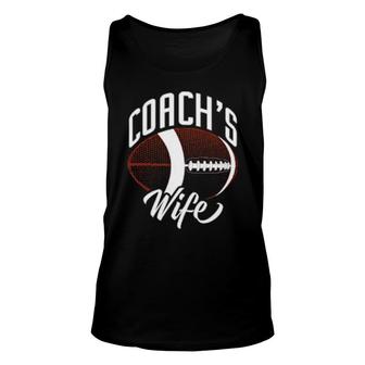 Coach's Wife Football Sports Games Unisex Tank Top | Mazezy