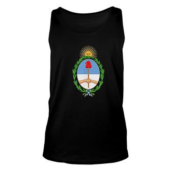 Coat Of Arms Of Argentina Unisex Tank Top | Mazezy