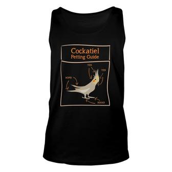 Cockatiel Petting Guide For Funny Bird Unisex Tank Top | Mazezy