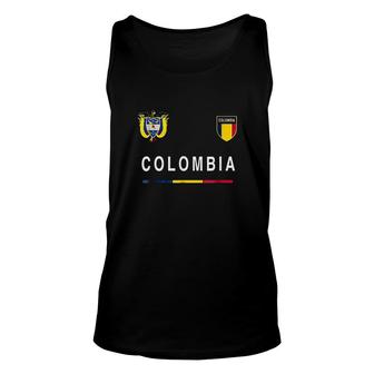 Colombia Sport Soccer Jersey Unisex Tank Top | Mazezy