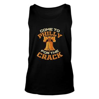 Come To Philly For The Crack Bell Unisex Tank Top - Thegiftio UK