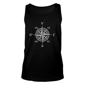 Compass Rose Nautical Wind Rose Gift Unisex Tank Top | Mazezy