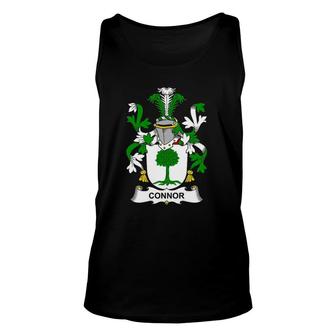 Connor Coat Of Arms Family Crest Unisex Tank Top | Mazezy UK
