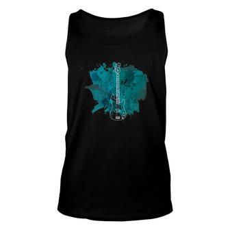 Cool Bass Guitar Graphic For Bass Guitarists Unisex Tank Top | Mazezy