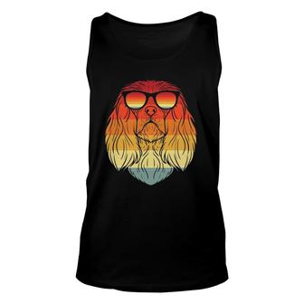 Cool Cavalier King Charles Spaniel Lover Dogs Retro Vintage Unisex Tank Top | Mazezy
