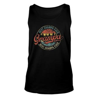 Cool Grampa Father's Day Retro Best Grampa Ever Unisex Tank Top | Mazezy