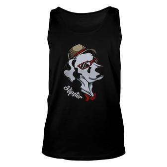 Cool Hipster Dalmatian Sunglasses Bowtie Dog Owner Pets Fan Unisex Tank Top | Mazezy