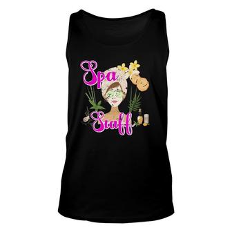 Cool Relaxing Spa Party Birthday Gift Unisex Tank Top | Mazezy