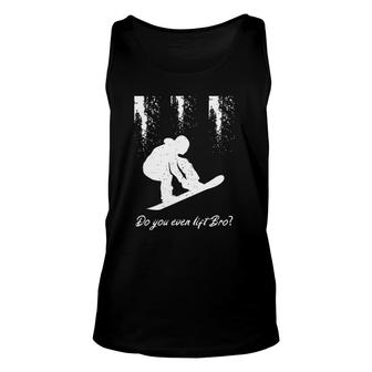 Cool Snowboarding Outfit For A Snowboard Costume Lover Unisex Tank Top | Mazezy