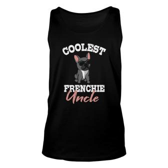 Coolest Frenchie Uncle French Bulldog Dog Owner Unisex Tank Top | Mazezy
