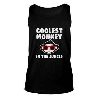 Coolest Monkey In The Jungle V4 Unisex Tank Top - Thegiftio