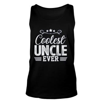 Coolest Uncle Ever Unisex Tank Top | Mazezy