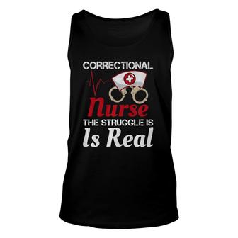 Correctional Nursing Tee - The Struggle Unisex Tank Top | Mazezy