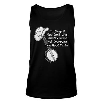 Country Music Singer Or Composer Unisex Tank Top | Mazezy