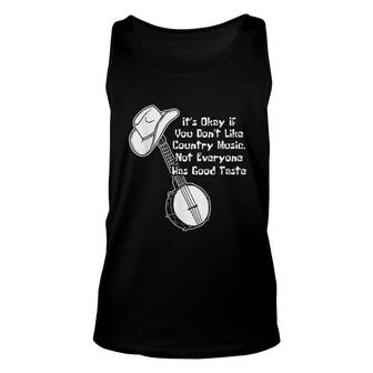 Country Music Singer Or Composer Unisex Tank Top | Mazezy