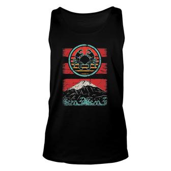 Crab Lover Retro Crabbing Vintage 80S Style Fishing Hunting Unisex Tank Top | Mazezy