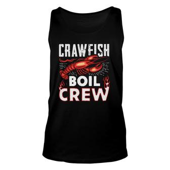 Crawfish Boil Crew Funny Crawfish Lover Gift Unisex Tank Top | Mazezy