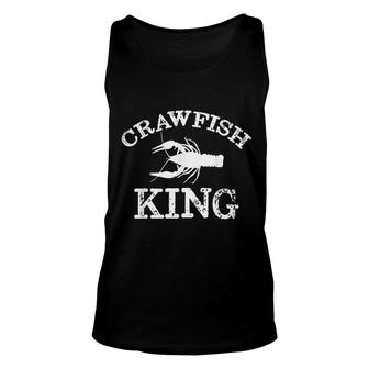 Crawfish King Southern Crayfish New Orleans Louisiana Cajun Unisex Tank Top | Mazezy