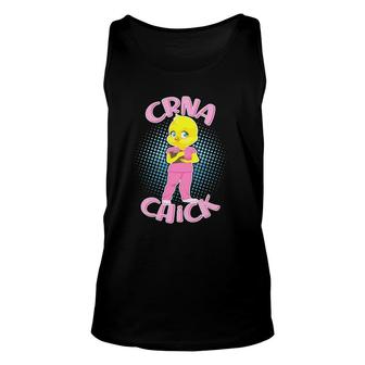 Crna Chick Certified Registered Nurse Anesthetist Unisex Tank Top | Mazezy