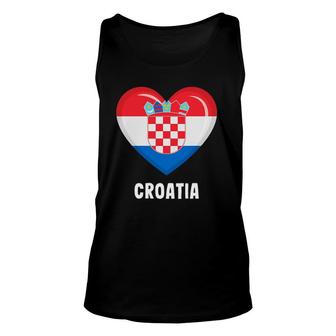 Croatia Flag Croat Croatian Unisex Tank Top | Mazezy