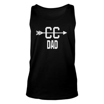 Cross Country Dad Father's Day Unisex Tank Top | Mazezy