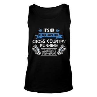 Cross Country Running Unisex Tank Top | Mazezy