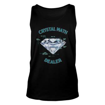 Crystal Math Dealer Gemologist Diamond Jeweler Humor Tank Top | Mazezy