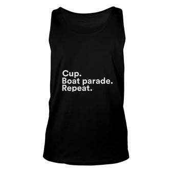 Cup Boat Parade Repeat V3 Unisex Tank Top - Thegiftio