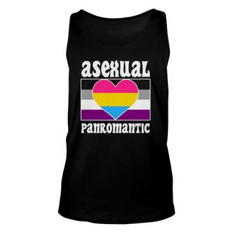 Cute Asexual Panromantic Pride Flag Cute Ace Aesthetic Pullover Tank Top | Mazezy