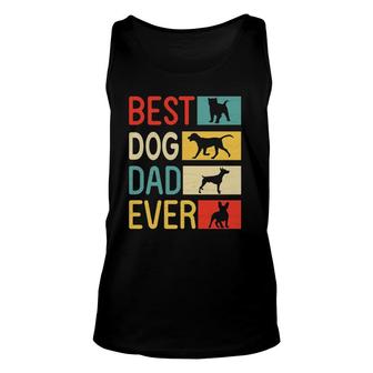 Cute Dogs Happy Best Dog Dad Ever Mother Father Day Dog Daddy Son Daughter Tank Top | Mazezy