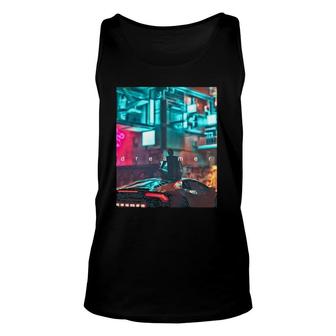 Cyber Dreamer Artistic Gift Unisex Tank Top | Mazezy