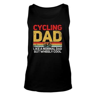 Cycling Cyclist Dad Father's Day Unisex Tank Top | Mazezy