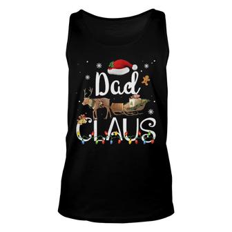 Dad Claus Grandma Santa Pajamas Christmas Dad Papa Unisex Tank Top | Mazezy