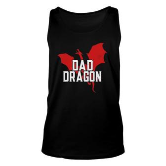 Dad Dragon Lover Father's Day Unisex Tank Top | Mazezy