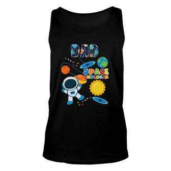 Dad Outer Space Astronaut For Father's Day Gift Unisex Tank Top | Mazezy