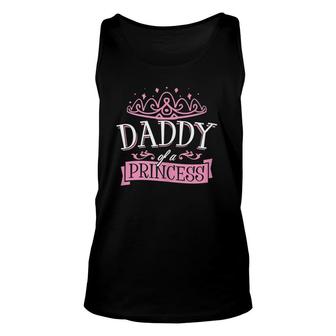Mens Daddy Of A Princess Crown Cute Fathers Day From Daughter Tank Top | Mazezy