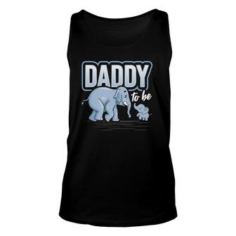 Daddy To Be Elephant Baby Shower Pregnancy Gift Soon To Be Unisex Tank Top | Mazezy