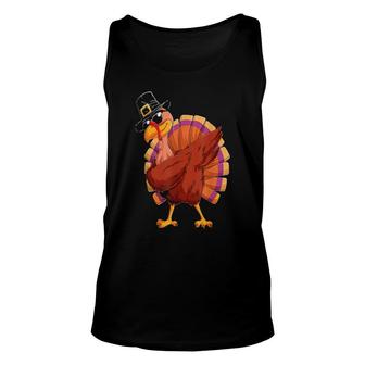 Dapping Turkey Thanksgiving Cool For Evening And Meal Party Tank Top | Mazezy