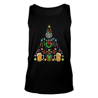 Darts Christmas Unisex Tank Top | Mazezy
