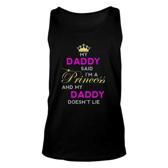 Daughter Birthday From Dad Princess Girls B Day Present Tank Top | Mazezy